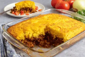 Sloppy Joe Cornbread Casserole