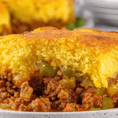 Sloppy Joe Cornbread Casserole Recipe