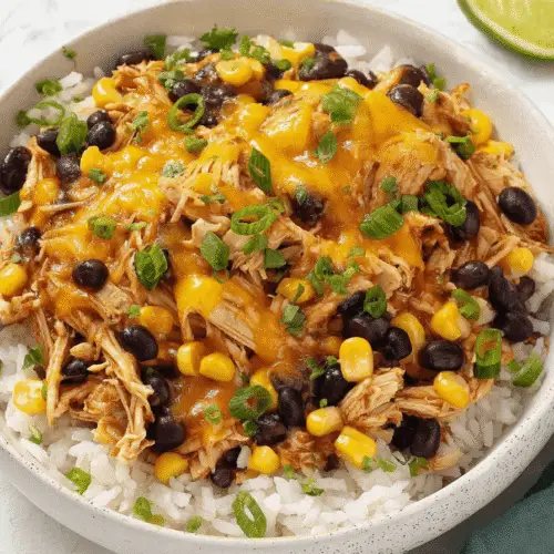 Slow Cooker Chicken Burrito Bowls Recipe