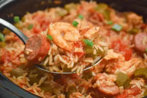 Slow Cooker Chicken Jambalaya