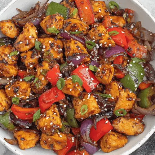 Spicy Bell Pepper Chicken Stir-Fry Recipe