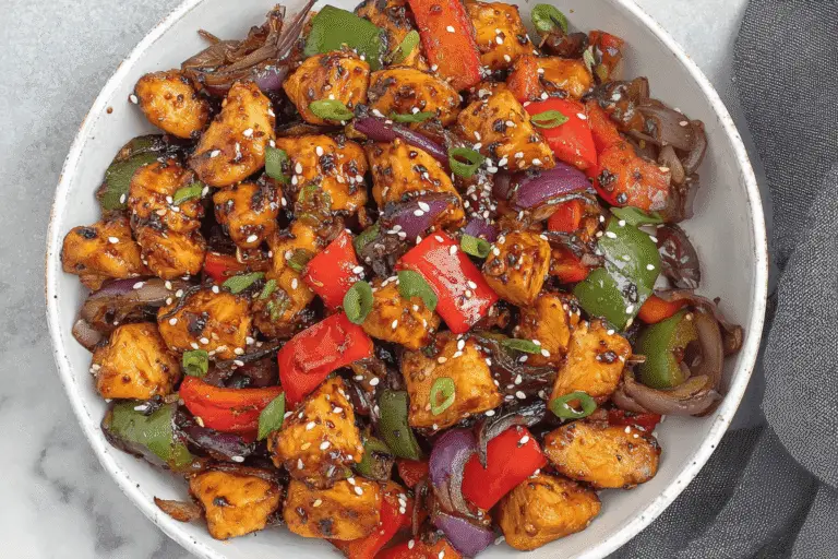 Spicy Bell Pepper Chicken Stir-Fry Recipe