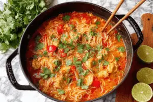 Thai Red Curry Noodle Soup