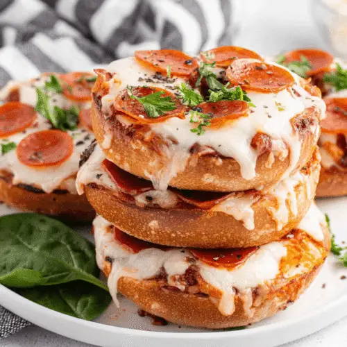 Air Fryer Bagel Pizzas Recipe