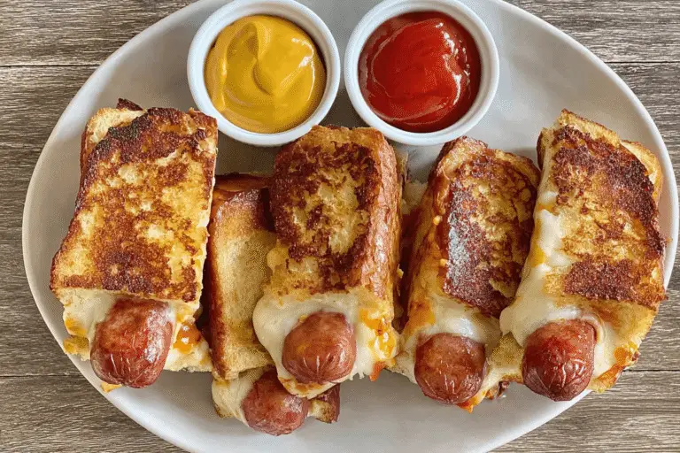 Air Fryer Grilled Cheese Hot Dogs Recipe