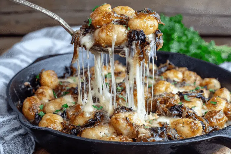 Baked French Onion Gnocchi Recipe