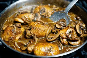 Balsamic Chicken with Mushrooms