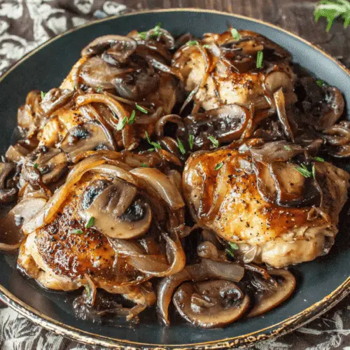 Balsamic Chicken with Mushrooms Recipe
