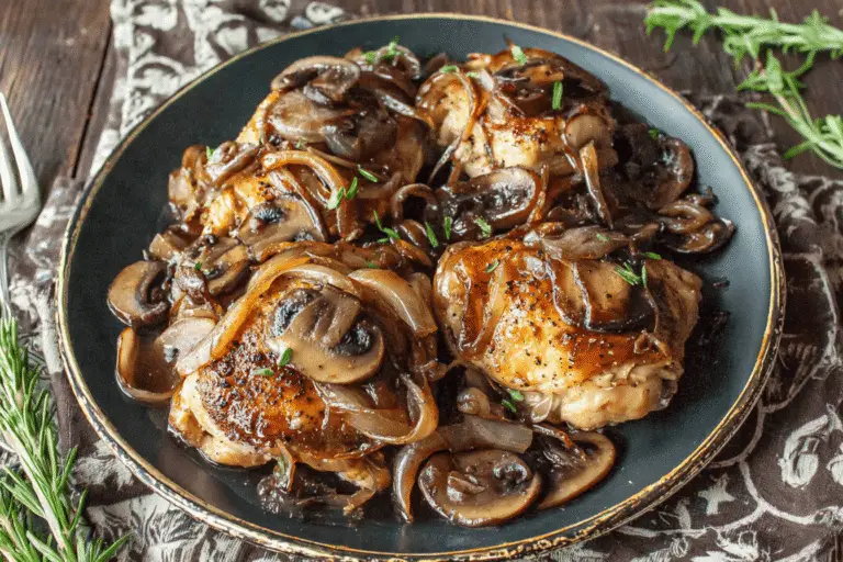 Balsamic Chicken with Mushrooms Recipe