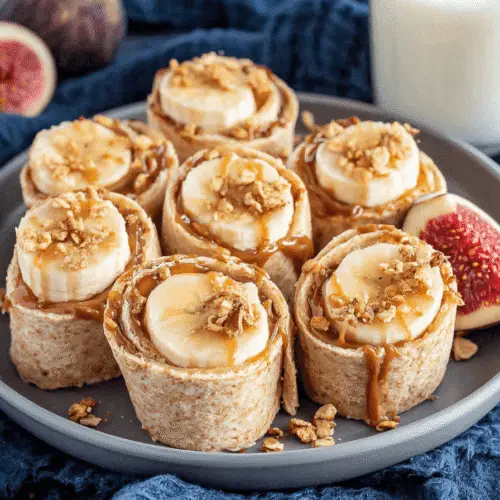 Banana Peanut Butter Roll Ups Recipe