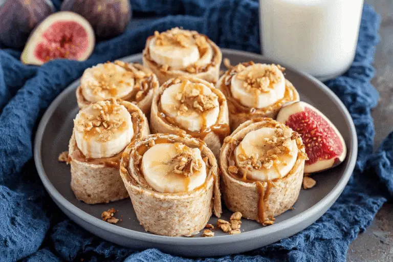 Banana Peanut Butter Roll Ups Recipe