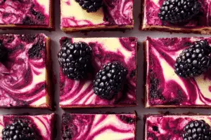 Blackberry Cheesecake Bars