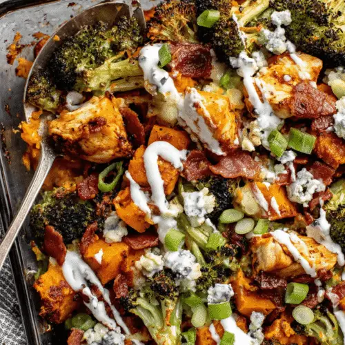 Buffalo Chicken Sweet Potato Casserole Recipe