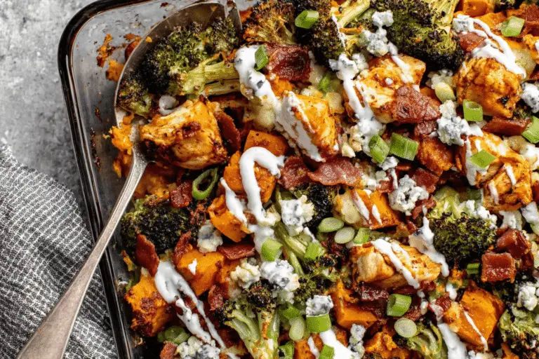 Buffalo Chicken Sweet Potato Casserole Recipe