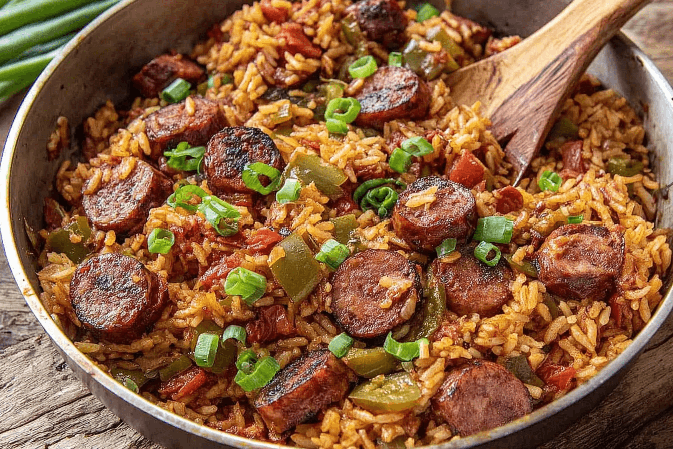 Cajun Sausage And Rice Recipe