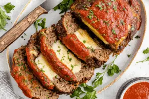Cheesy Pepperoni Meatloaf