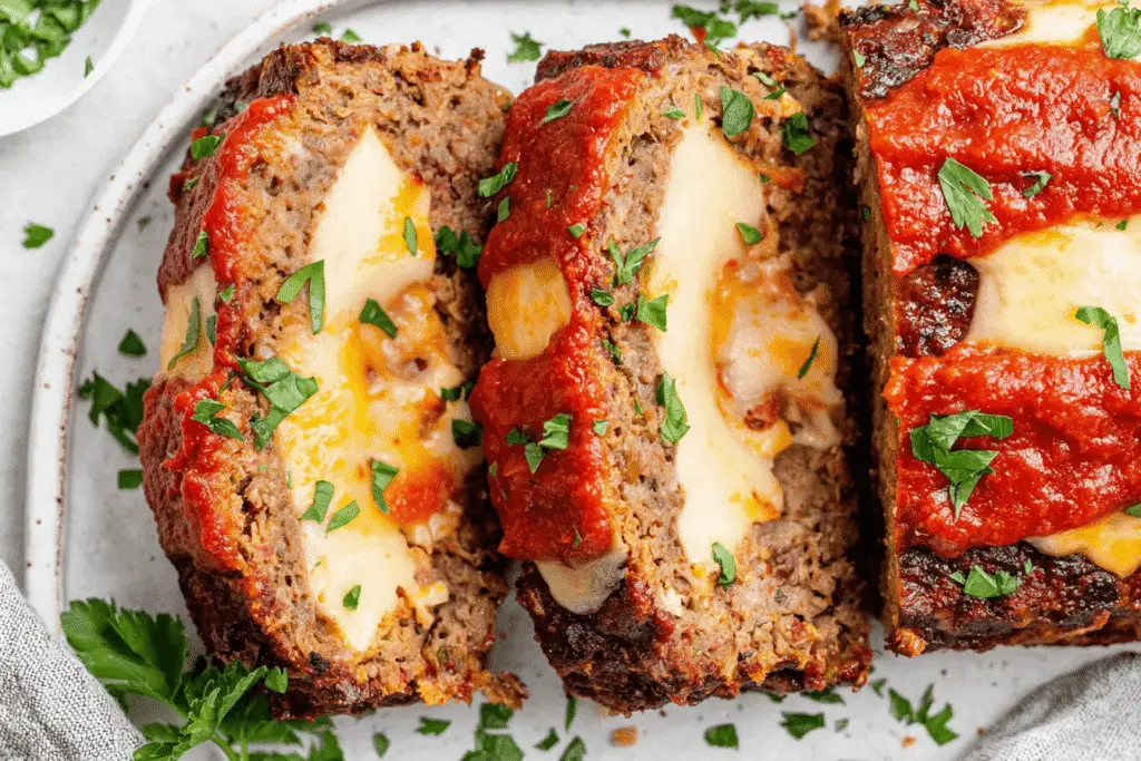 Cheesy Pepperoni Meatloaf Recipe