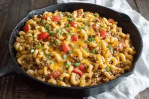 Cheesy Taco Pasta Delight