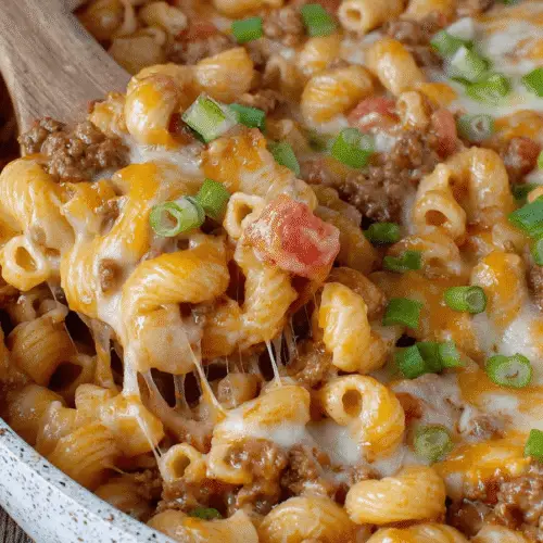 Cheesy Taco Pasta Delight Recipe