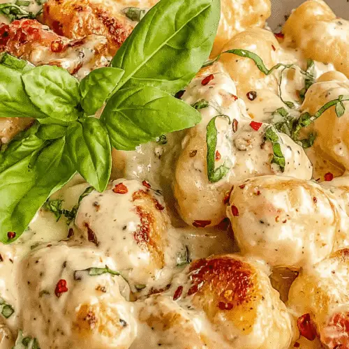 Chicken Alfredo Gnocchi Recipe