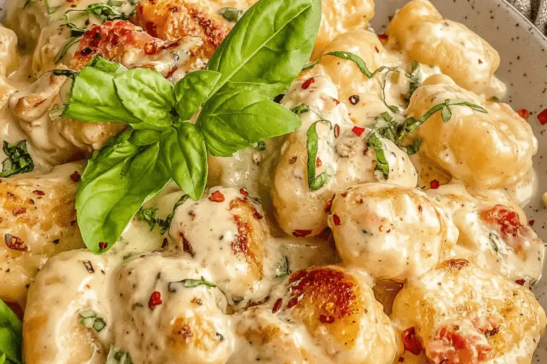 Chicken Alfredo Gnocchi Recipe