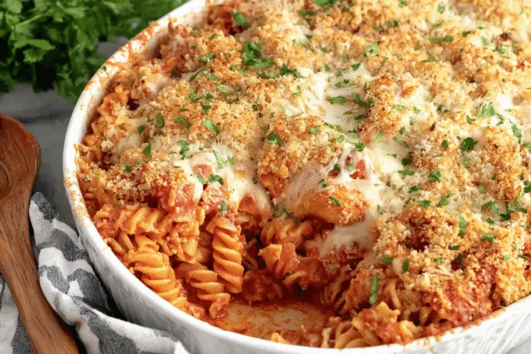 Chicken Parmesan Pasta Bake Recipe