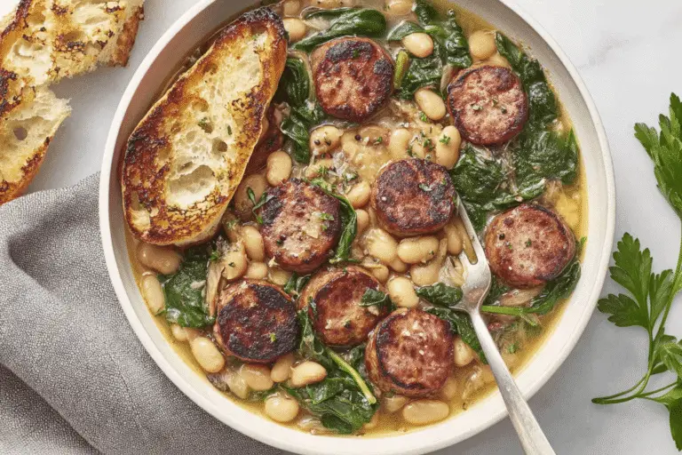 Chicken Sausage White Bean Skillet Recipe