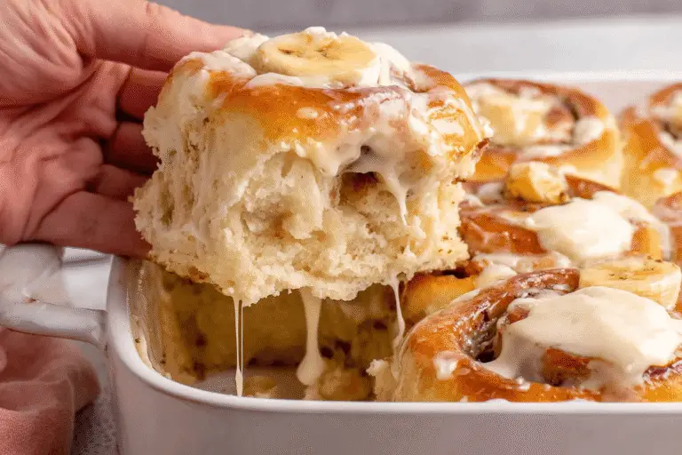 Cinnamon Banana Rolls with Cream Cheese Frosting Recipe