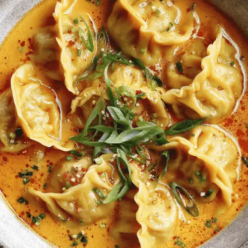 Coconut Curry Gyoza Soup Recipe