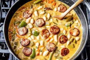 Creamy Bean Soup With Sausage