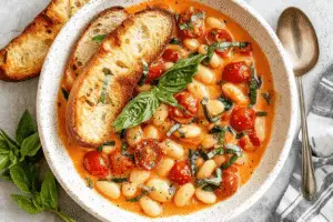 Creamy Butter Bean and Tomato Medley
