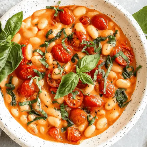 Creamy Butter Bean and Tomato Medley Recipe