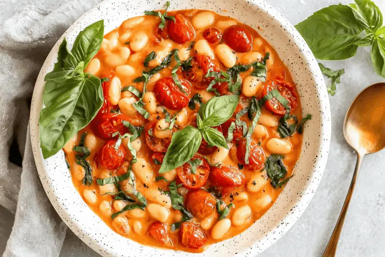 Creamy Butter Bean and Tomato Medley Recipe