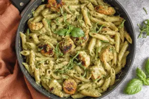 Creamy Pesto Chicken Pasta
