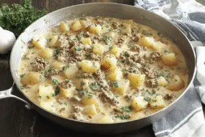 Creamy Sausage And Potatoes
