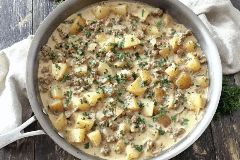 Creamy Sausage And Potatoes Recipe