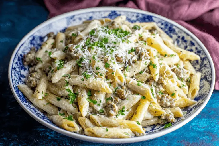 Creamy Sausage Penne Pasta Recipe