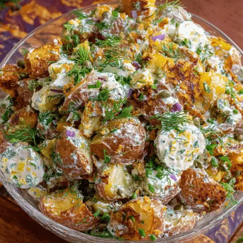 Crispy Smashed Potato Salad Recipe