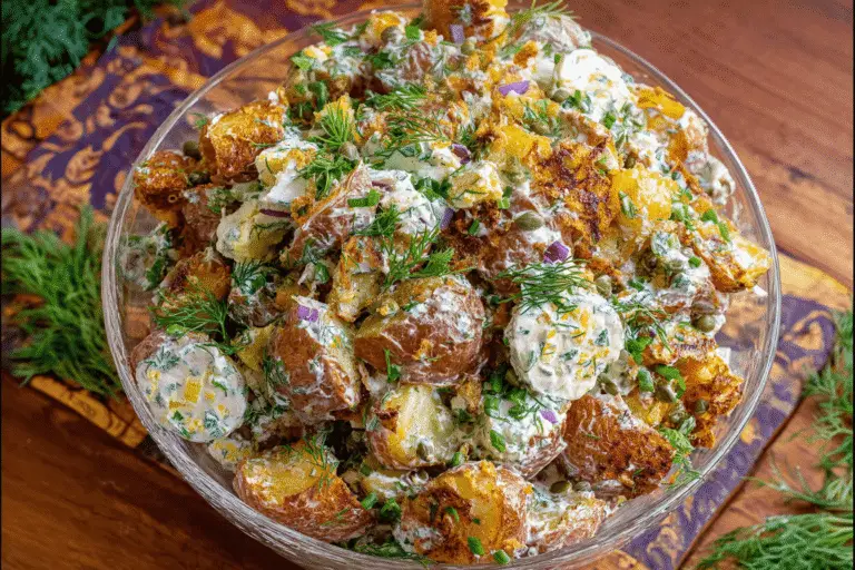 Crispy Smashed Potato Salad Recipe