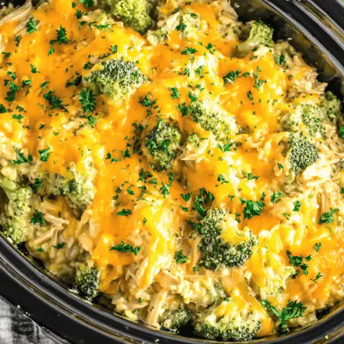 Crock Pot Chicken, Broccoli, And Rice Recipe