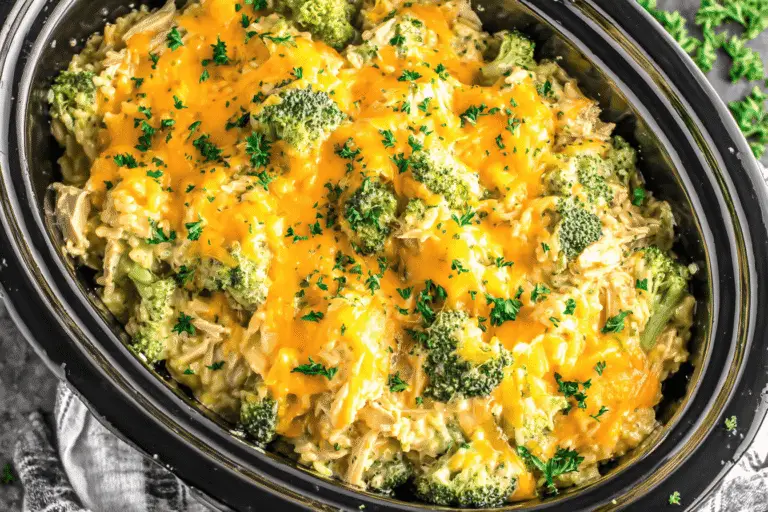 Crock Pot Chicken, Broccoli, And Rice Recipe