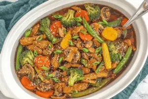 Crockpot Chicken And Vegetable Stir-Fry
