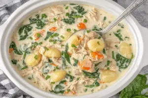 Crockpot Chicken Gnocchi Soup