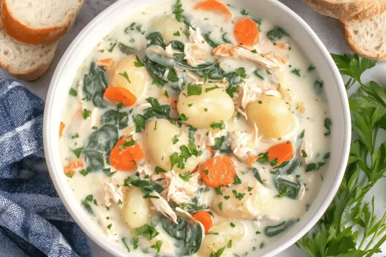 Crockpot Chicken Gnocchi Soup Recipe