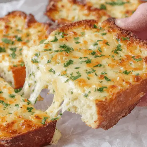 Easy Cheesy Garlic Bread Recipe