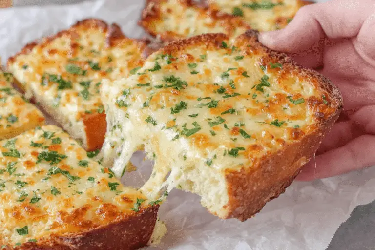 Easy Cheesy Garlic Bread Recipe