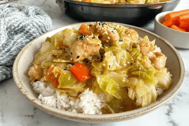 Easy Chicken Cabbage Stir Fry Recipe