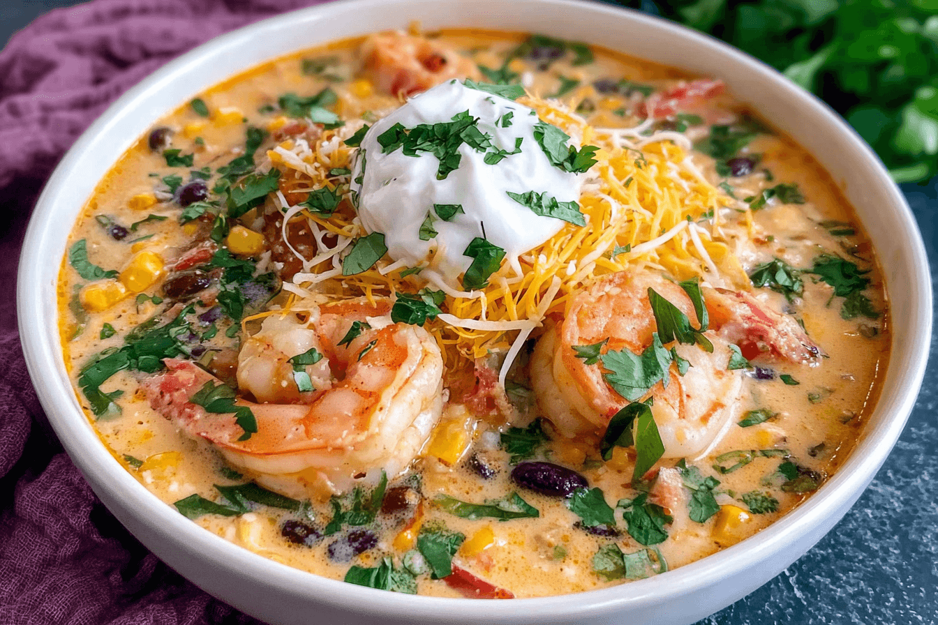 Easy Creamy Seafood And Shrimp Chili Recipe
