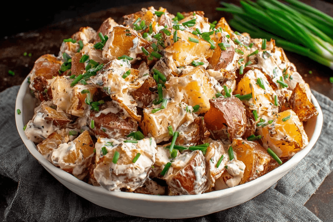 French Onion Potato Salad Recipe