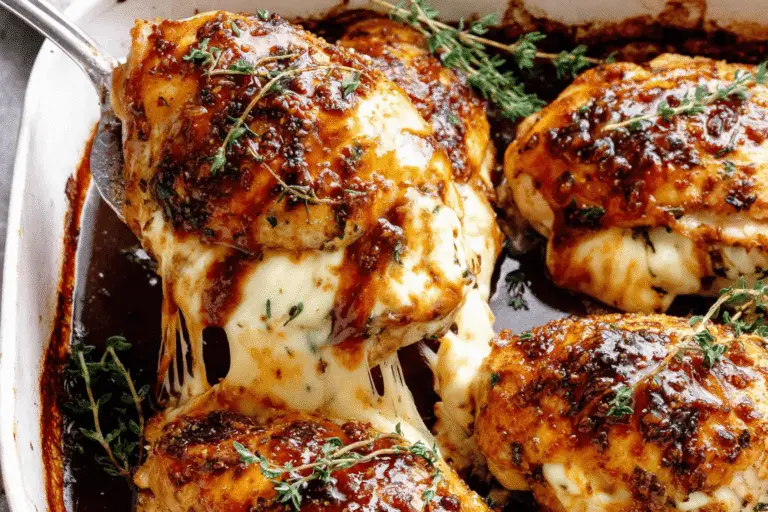 French Onion Stuffed Chicken Recipe